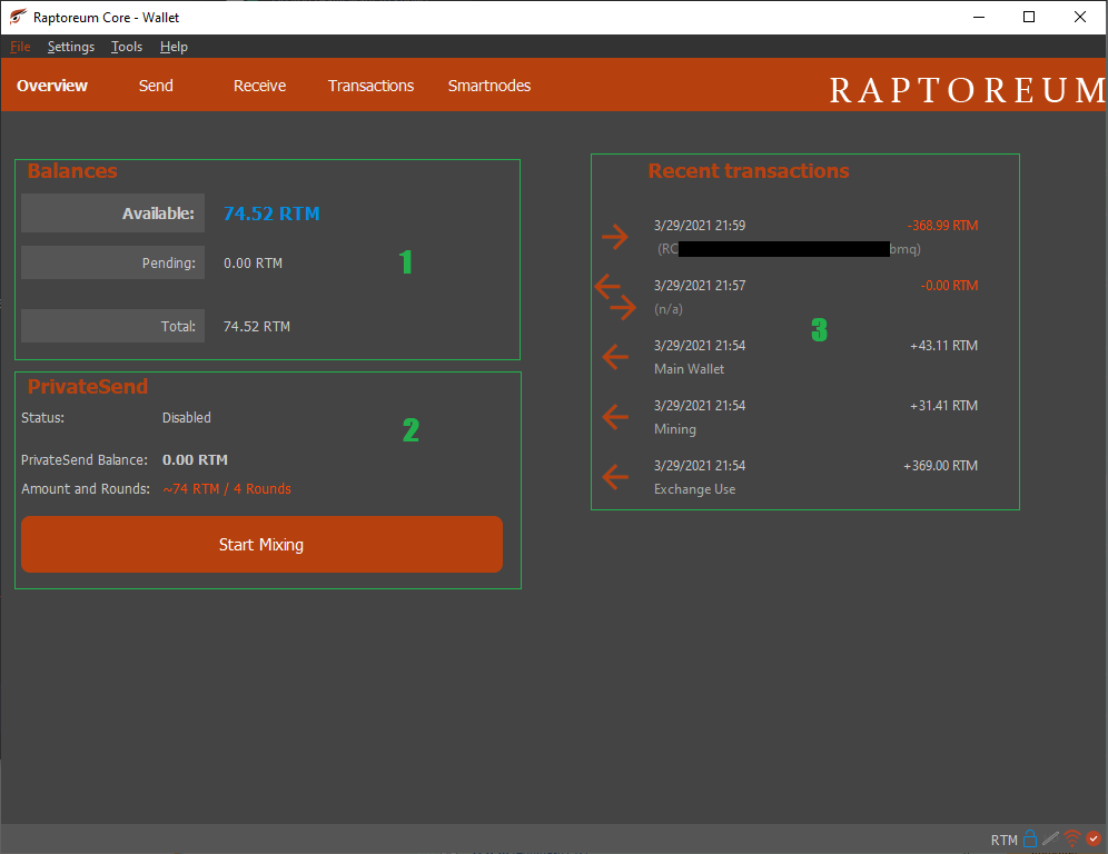 Raptoreum 基本 QT 钱包指南(第 1 部分) Raptoreum 基本 QT 钱包指南(第 1 部分)