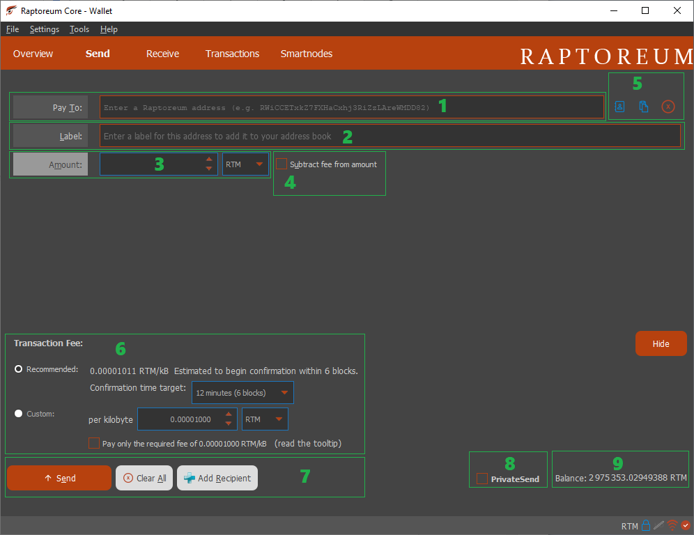 Raptoreum 基本 QT 钱包指南(第 1 部分) Raptoreum 基本 QT 钱包指南(第 1 部分)