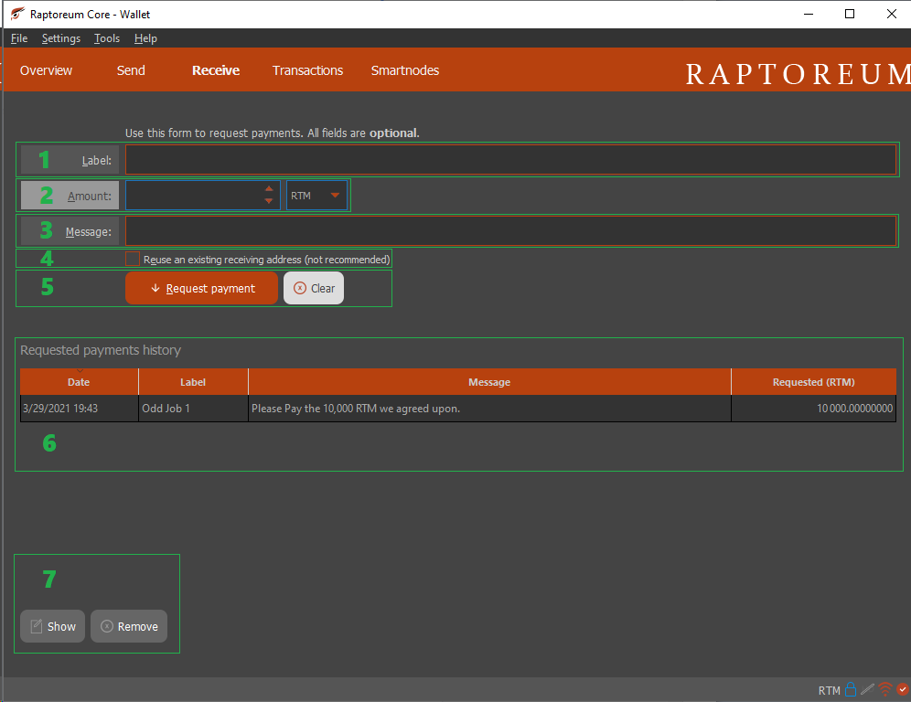 Raptoreum 基本 QT 钱包指南(第 1 部分) Raptoreum 基本 QT 钱包指南(第 1 部分)