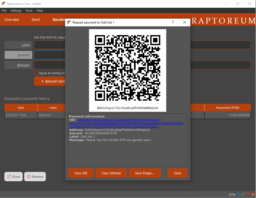 Raptoreum 基本 QT 钱包指南(第 1 部分) Raptoreum 基本 QT 钱包指南(第 1 部分)