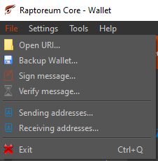 Raptoreum 基本 QT 钱包指南(第 1 部分) Raptoreum 基本 QT 钱包指南(第 1 部分)